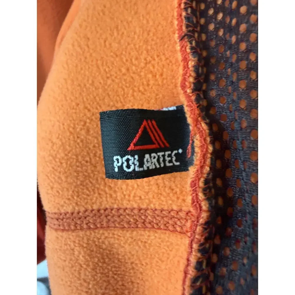 L.L.Bean Men’s Small Full Zip Fleece Jacket Burnt Orange Outdoor Fall